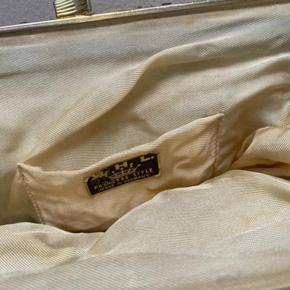 Vintage - Chain Needlepoint Tapestry Bag - Picture 4 of 8